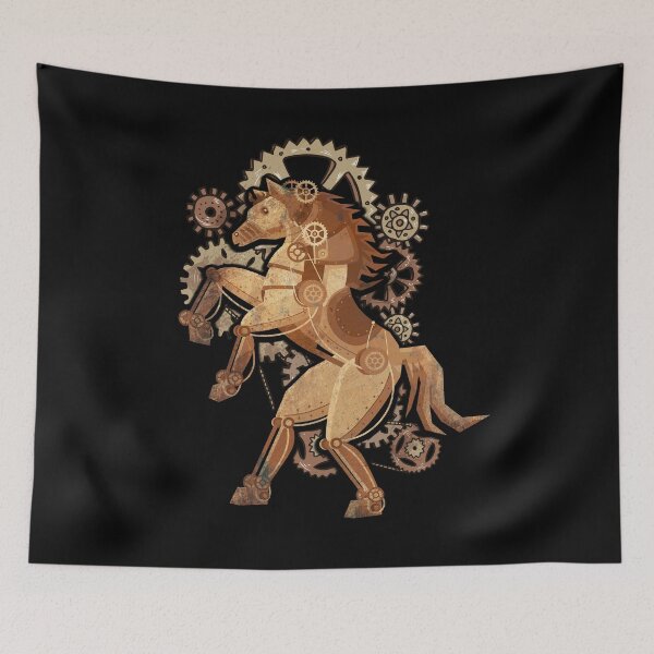 Item preview, Steampunk Mechanical Gears Fantasy Horse designed and sold by NomYen ..