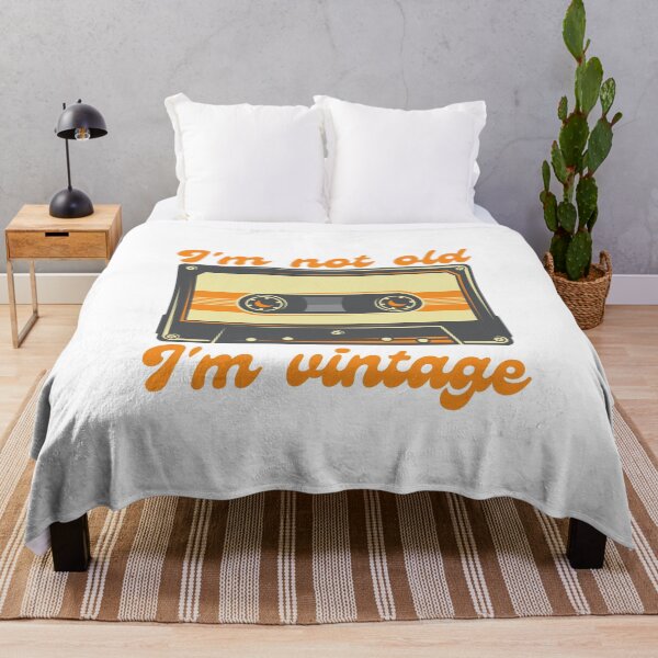Item preview, I'm Not Old, I'm Vintage - white background designed and sold by MixedBagMerch.