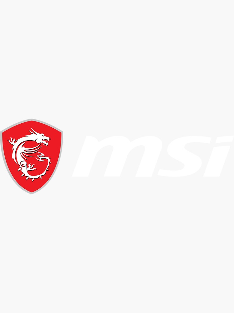 Gaming Msi Logo Sticker For Sale By Dudutadam Redbubble