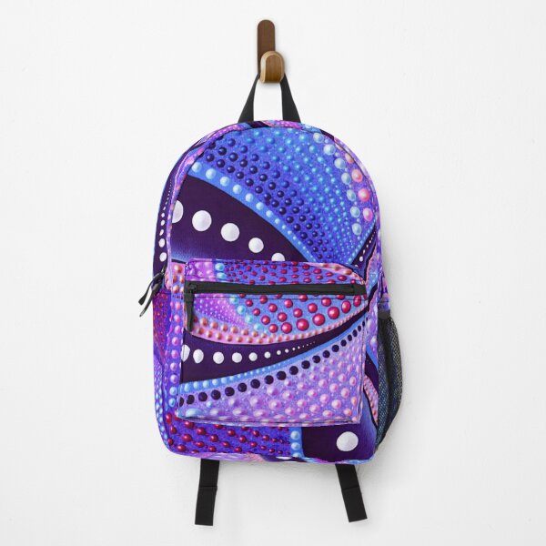 Item preview, Purple abstract dot pattern designed and sold by karingetaz.