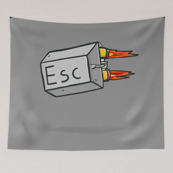 Item preview, Rocket Escape Button designed and sold by Yeaha.