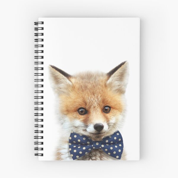 Item preview, Baby Fox With Bow Tie, Baby Animals Art Print by Synplus designed and sold by synplus.