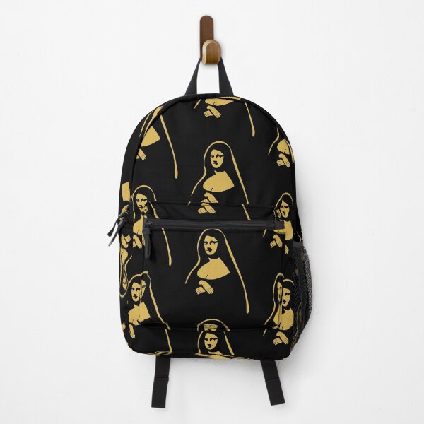 Item preview, Minimalist Golden Mona Lisa designed and sold by pelagio.