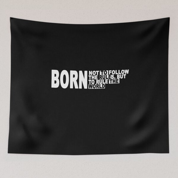 Item preview, Born to rule the world in black designed and sold by Roy Store.
