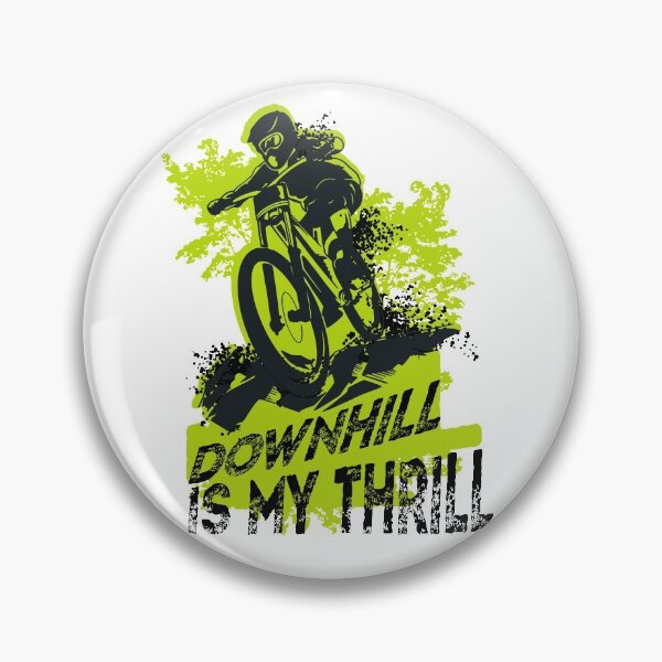 Item preview, Downhill Is My Thrill Biking designed and sold by Mytoonsquad.