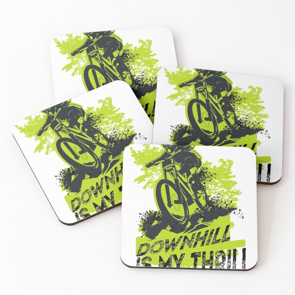 Item preview, Downhill Is My Thrill Biking designed and sold by Mytoonsquad.