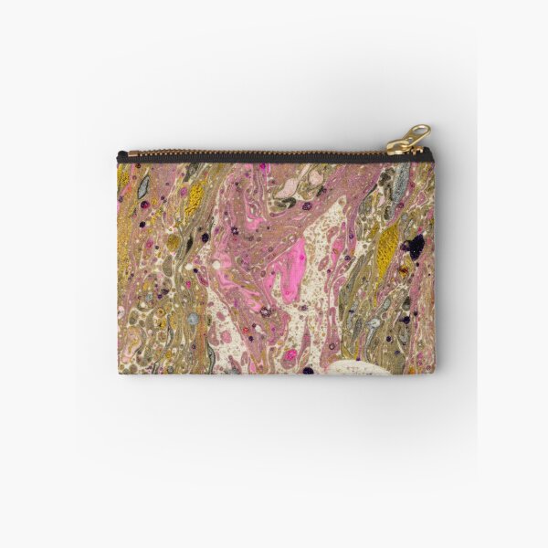 Item preview, marbling with,  pink , rose gold,  black, and ivory  designed and sold by Sue Zipkin.