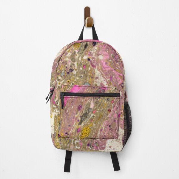 Item preview, marbling with,  pink , rose gold,  black, and ivory  designed and sold by Sue Zipkin.