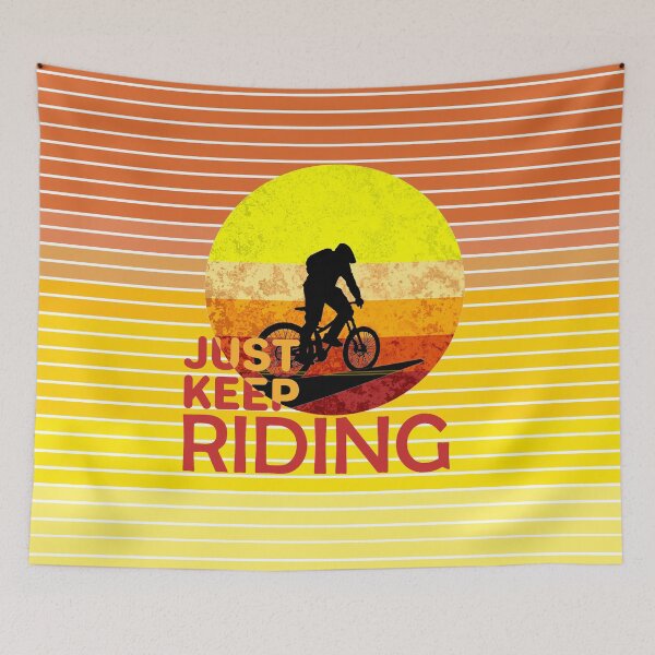 Item preview, Just Keep Riding designed and sold by aktiveaddict.