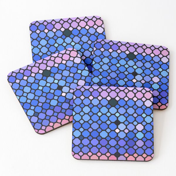 Item preview, Geometric Pinks & Blues designed and sold by KATKattalestv.
