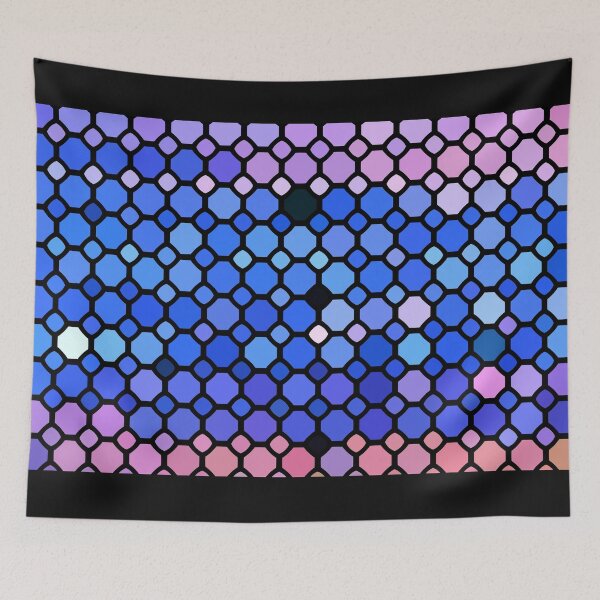 Item preview, Geometric Pinks & Blues designed and sold by KATKattalestv.