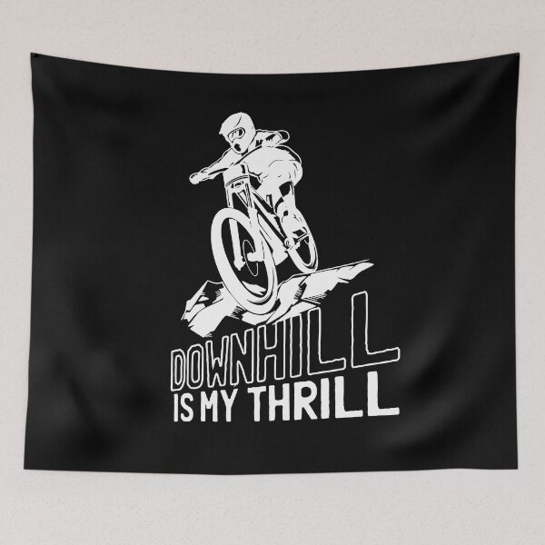 Item preview, Downhill Is My Thrill Biking designed and sold by Mytoonsquad.