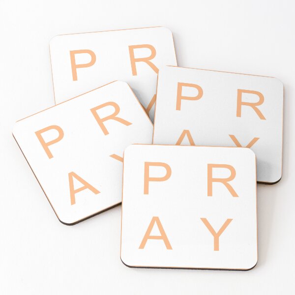 Item preview, Pray Religious Quote designed and sold by HLHStudio.