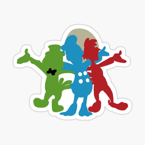 Item preview, The Three Caballeros Color Shadow designed and sold by LakenAlexander.