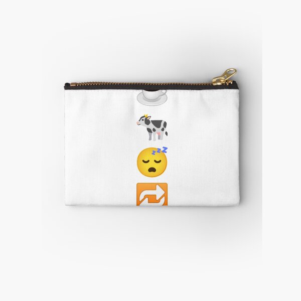 Item preview, Coffee, cows, sleep, repeat (coffee then cows) (emoji) designed and sold by bellatierra.