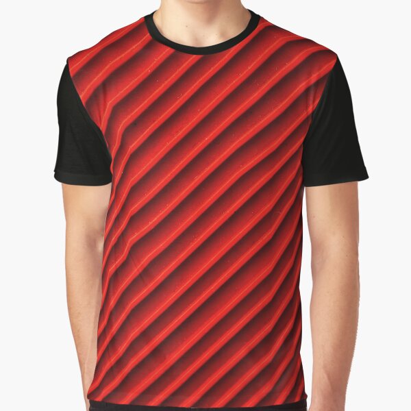 Red Diagonal Stripes T-Shirts for Sale | Redbubble