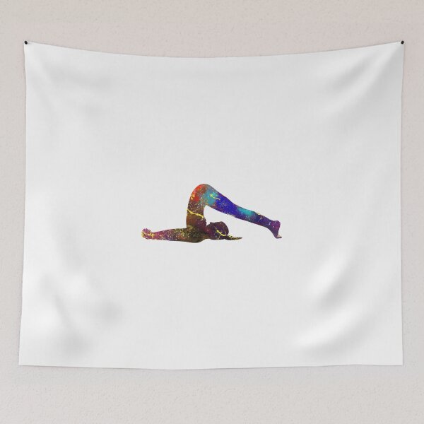 Item preview, Plow  86 Watercolor yoga pose quote definiton designed and sold by vividpixelusa.