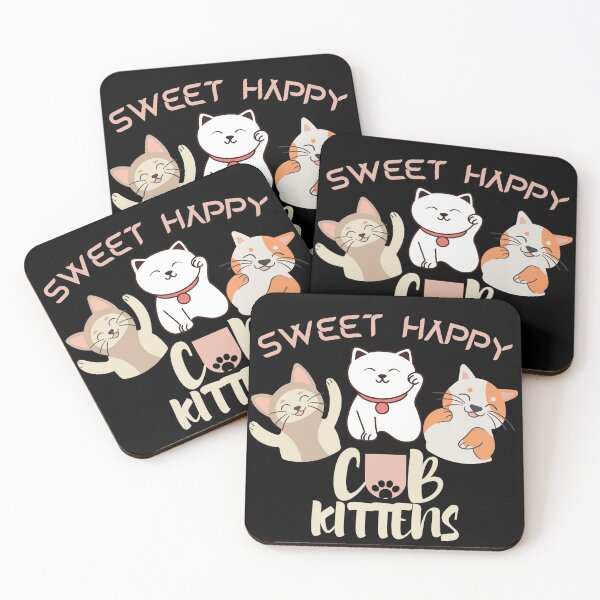Item preview, Sweet Happy Cub Kittens designed and sold by Vibing-Right.