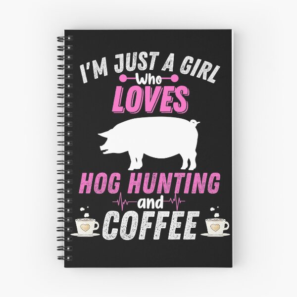 Item preview, I'm Just A Girl Who Loves Hog Hunting And Coffee designed and sold by Zeevla.