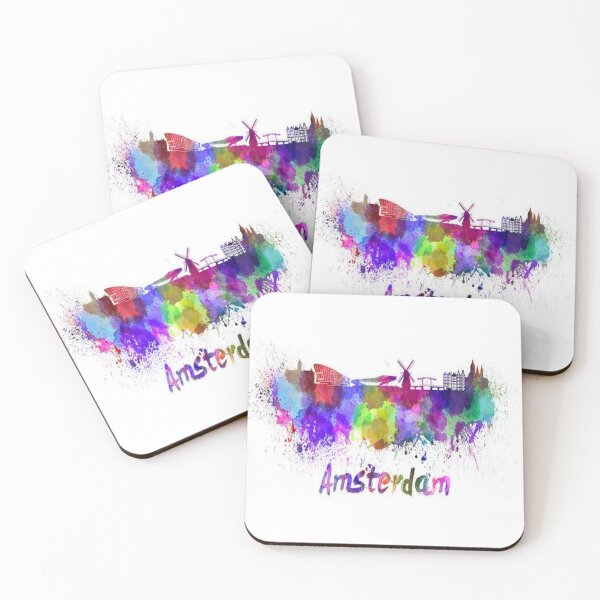 Item preview, Amsterdam abstract design designed and sold by BiBortsy.