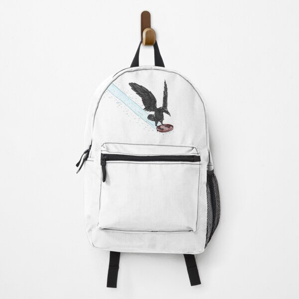 Item preview, A crow using some lid as a sled, based on actual events! designed and sold by MatthewJSimpson.