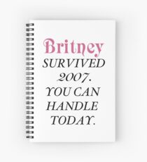Britney Survived, Britney. Spiral Notebook
