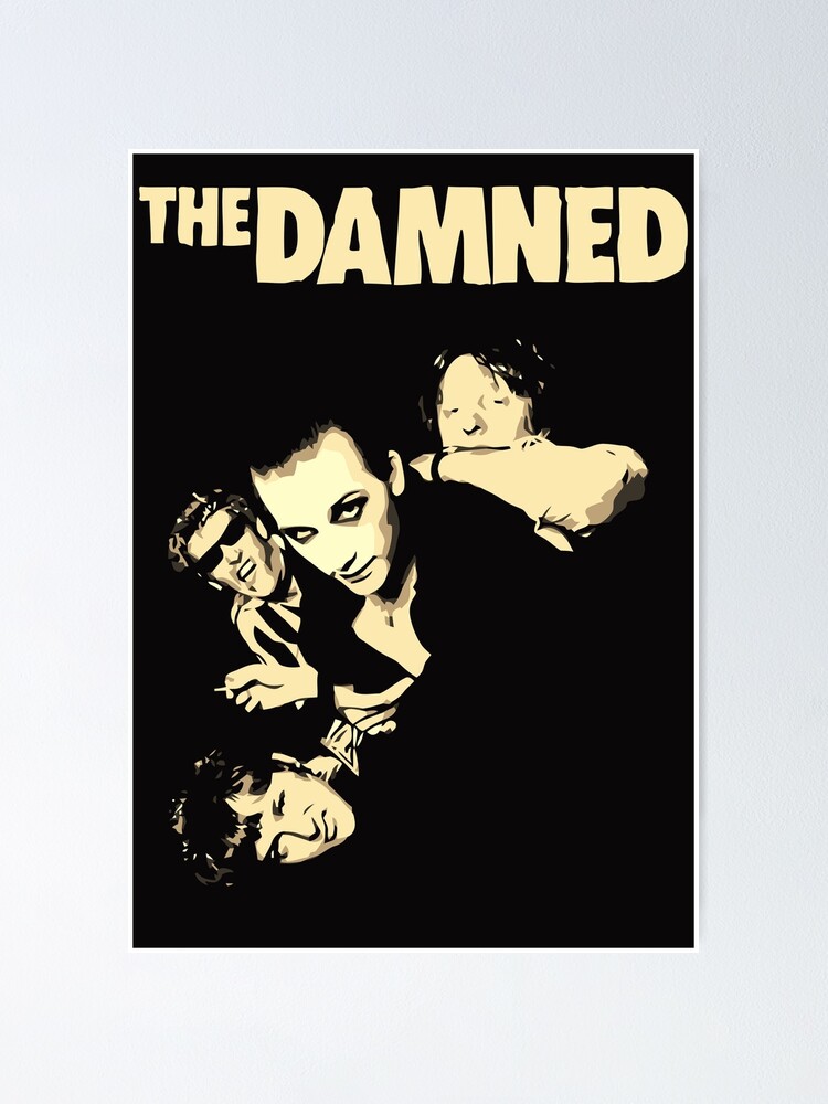 ダムド　the damned オリジナルメンバー直筆サイン入りポスター ダムド the damned オリジナルメンバー直筆サイン入りポスター ダムド