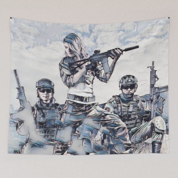 Item preview, GALATHI Army in action Woman - Army designed and sold by Galathi Designs.