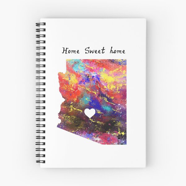 Item preview, Home Sweet Home Phoenix Watercolor design map quot designed and sold by vividpixelusa.