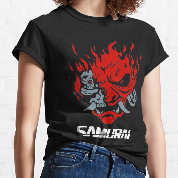 Vintage Samurai Retro Japanese Gaming 2077 Art Game Style T-Shirt Classic T-Shirt