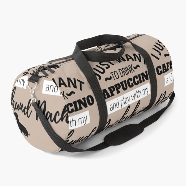 Item preview, I just want to drink cappuccino and play with my Dachshund designed and sold by TheDachshund.