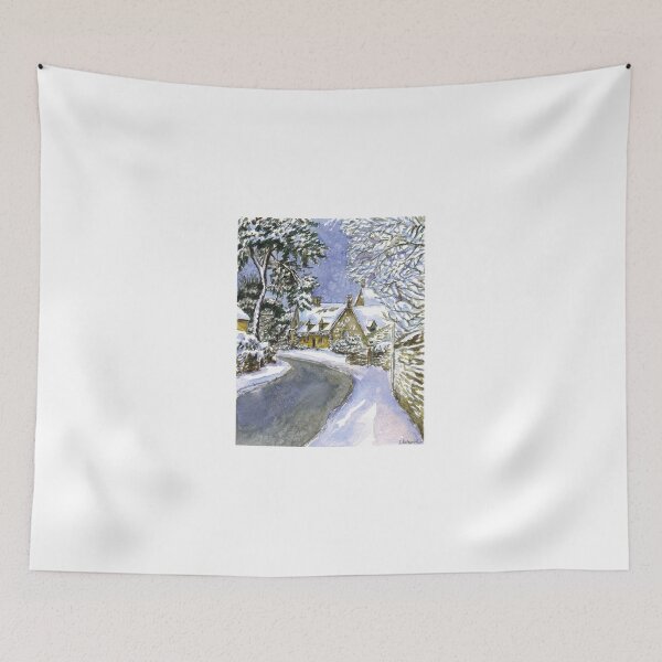 Item preview, Cotswolds in winter. Christmas landscape designed and sold by Colibri77.
