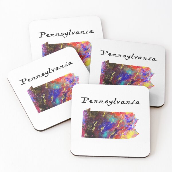 Item preview, Pennsylvania Watercolor design map quote definiton designed and sold by vividpixelusa.