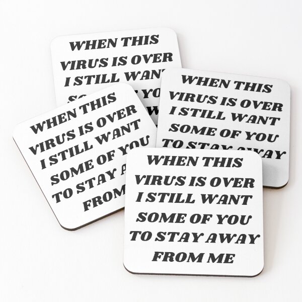 Item preview, WHEN THIS VIRUS IS OVER designed and sold by malouabrio.