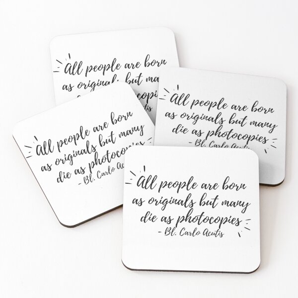 Item preview, All people are born as originals (black text) designed and sold by Grace Feucht.