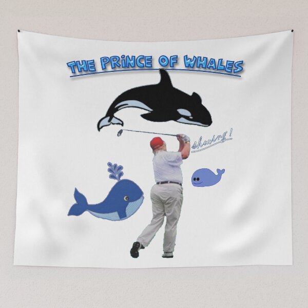 Item preview, Funny Trump Prince of Whales Free Willy T-Shirt designed and sold by junebug042.