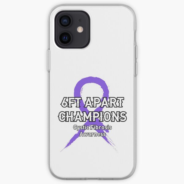 Cystic Fibrosis - 6ft Apart Champions #2 iPhone Soft Case