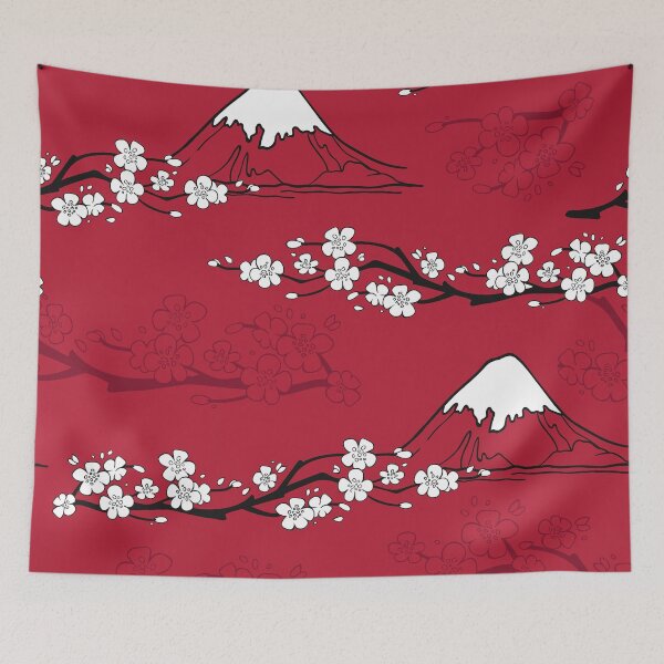 Item preview, Japanese Style Sakura Flowers Pattern Cherry Blossom  designed and sold by EpicArtz.