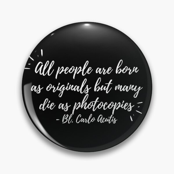 Item preview, All people are born as originals (white text) designed and sold by Grace Feucht.