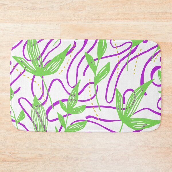 Item preview, Modern Leaves Pattern Floating Foliage designed and sold by chrstdnl.