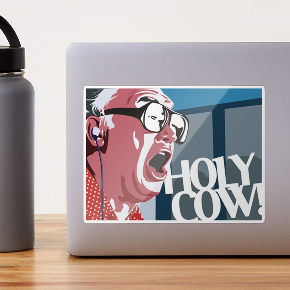 Holly Cow - Harry Caray - Harry Caray Holy Cow - Sticker