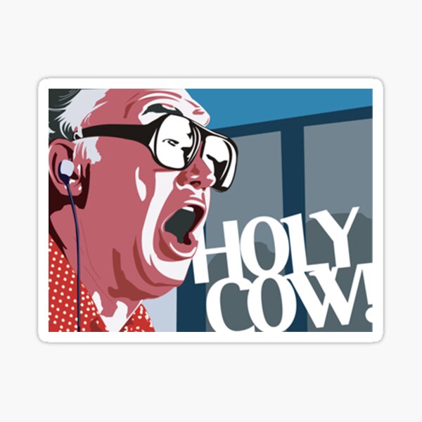 Chicago Harry Caray Holy Cow | Sticker