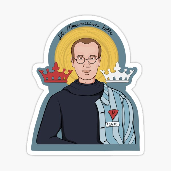 St. Maximilian Kolbe Sticker