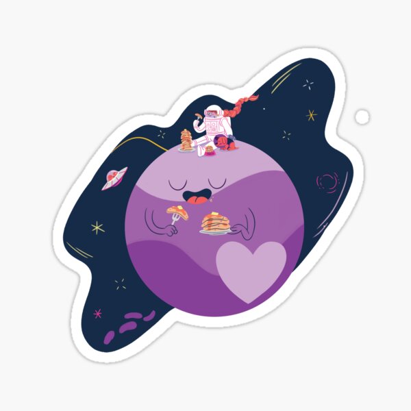 Pancakes on Pluto Sticker