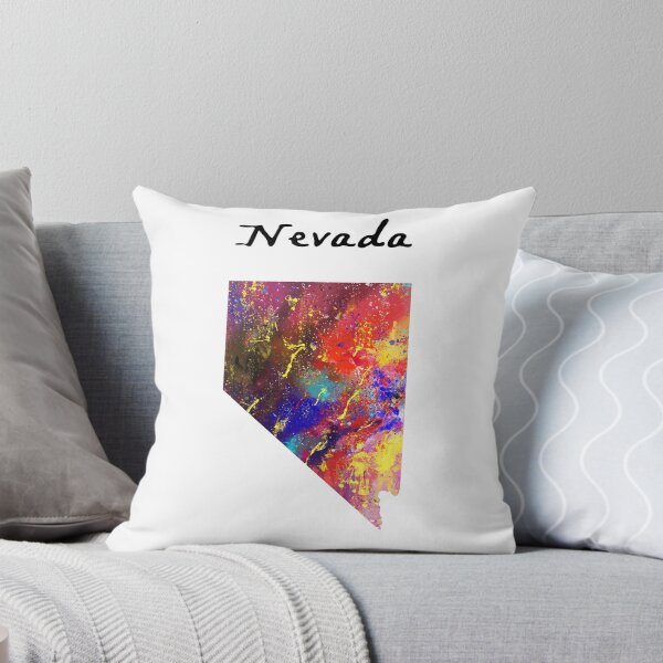 Item preview, Nevada Watercolor design map quote definiton designed and sold by vividpixelusa.