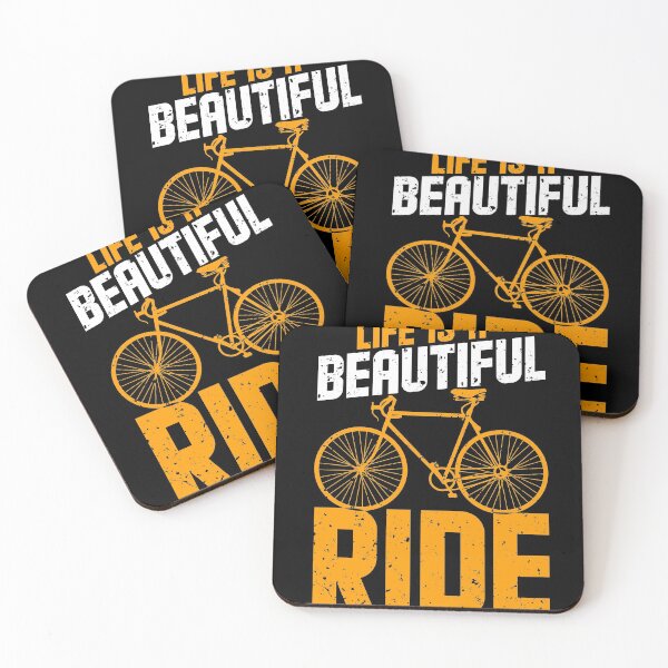 Item preview, Life Is A Beautiful Ride Quote For Biker designed and sold by Mytoonsquad.