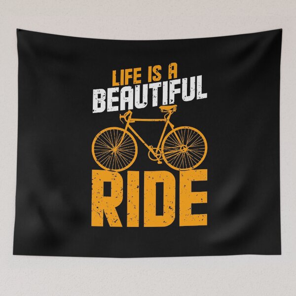 Item preview, Life Is A Beautiful Ride Quote For Biker designed and sold by Mytoonsquad.