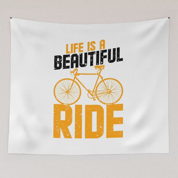 Item preview, Life Is A Beautiful Ride Quote For Biker designed and sold by Mytoonsquad.