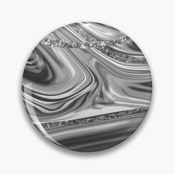Item preview, Silver Glitter Abstract Art designed and sold by ReesDesigns.