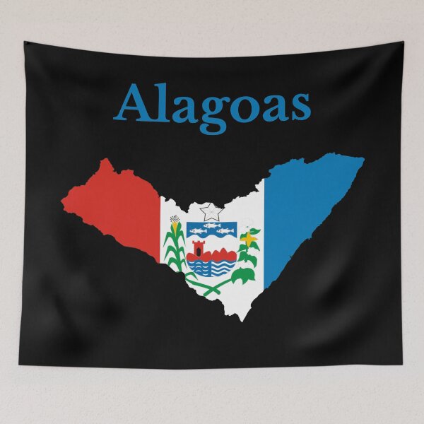 Item preview, Alagoas State Map Flag, Brazil designed and sold by marosharaf.